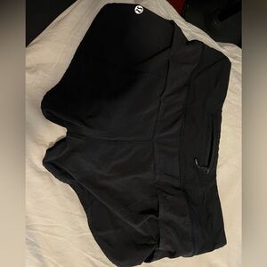 Women’s size 4 black Lululemon shorts